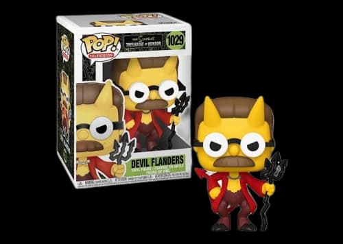 Funko Pop! Television The Simpsons Treehouse of Horror Devil Flanders Figure #1029
