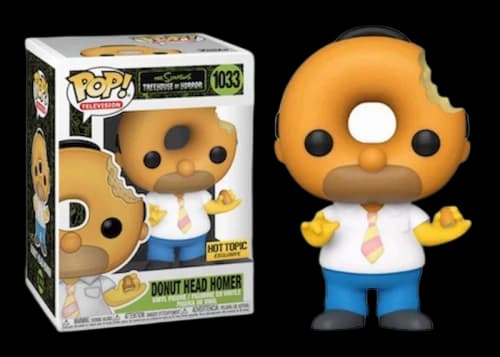 Funko Pop! Television The Simpsons Treehouse Of Horror Donut Head Homer Hot Topic Exclusive Figure #1033