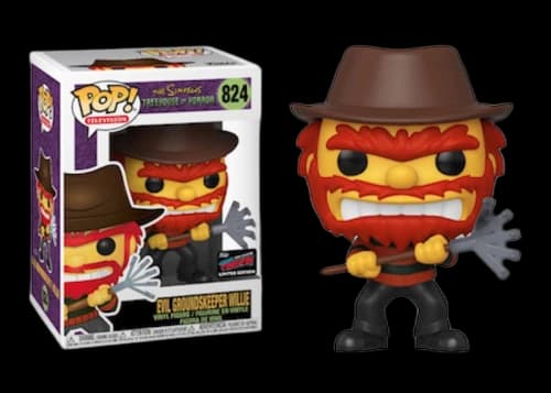 Funko Pop! Television The Simpsons Treehouse Of Horror Evil Groundskeeper Willie 2019 NYCC Figure #824