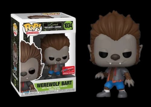 Funko Pop! Television The Simpsons Treehouse Of Horror Werewolf Bart 2020 NYCC Exclusive Figure #1034
