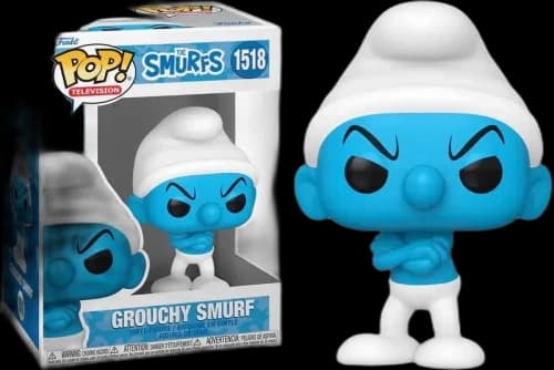 Funko Pop! Television: The Smurfs Grouchy Smurf Figure #1518