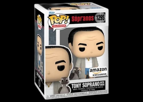 Funko Pop! Television The Sopranos Tony Soprano with Duck Amazon Exclusive Figure #1295