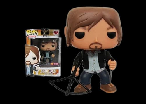 Funko Pop! Television The Walking Dead Biker Daryl PX Previews Exclusive Figure #96