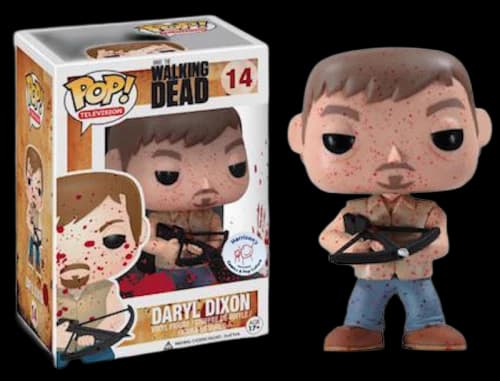 Funko Pop! Television The Walking Dead Daryl Dixon (Bloody) Harrison's Exclusive Figure #14