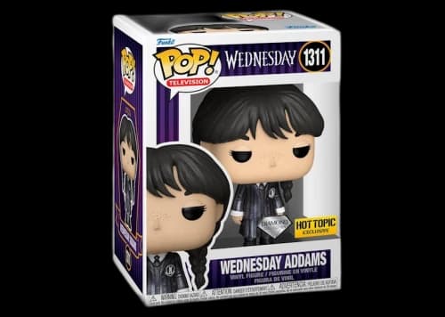 Funko Pop! Television Wednesday Addams Diamond Collection Hot Topic Exclusive Figure #1311