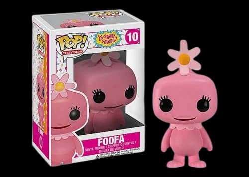 Funko Pop! Television Yo Gabba Gabba Foofa Figure #10