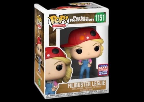 Funko Pop! Televison Parks And Recreation Filibuster Leslie 2021 Summer Convention Exclusive Figure #1151