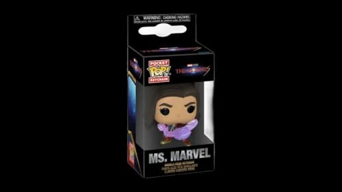 Funko Pop! The Marvels Ms. Marvel Pocket Pop! Vinyl Keychain Figure Red