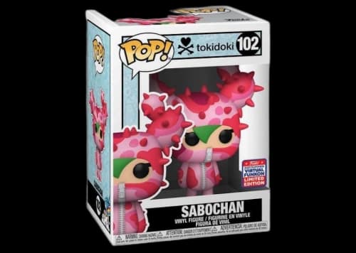 Funko Pop! Tokidoki Sabochan 2021 Summer Virtual Funkon Exclusive Figure #102
