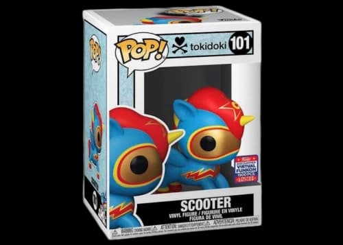 Funko Pop! Tokidoki Scooter 2021 Virtual Funkon Exclusive (Limited Edition /1500) Figure #101