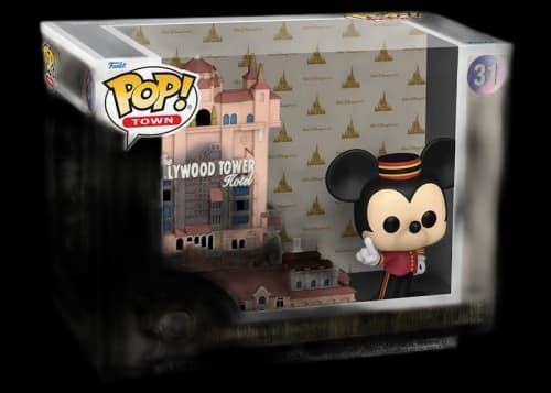 Funko Pop! Town Walt Disney World 50th Anniversary Hollywood Tower Hotel and Mickey Mouse Figure #31