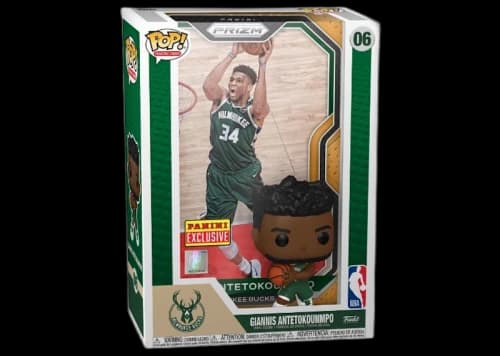 Funko Pop! Trading Cards NBA Milwaukee Bucks Giannis Antetokounmpo Panini Exclusive Figure #06