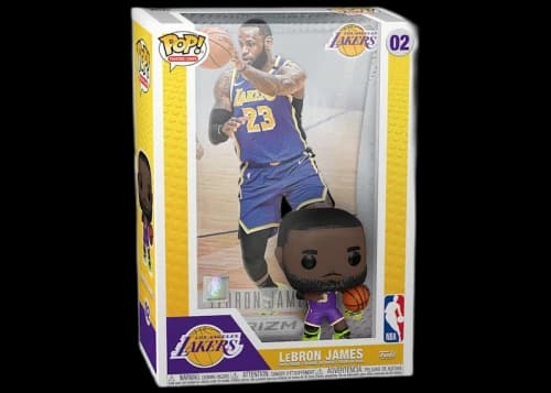 Funko Pop! Trading Cards NBA Panini Prizm Los Angeles Lakers LeBron James Figure #02