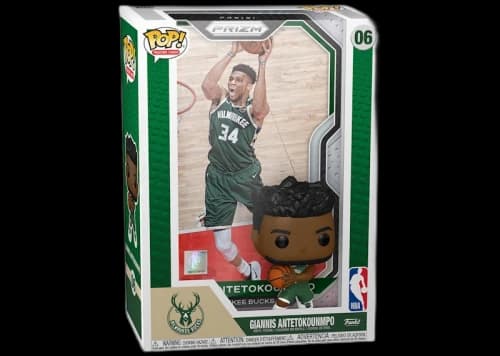 Funko Pop! Trading Cards NBA Panini Prizm Milwaukee Bucks Giannis Antetokounmpo Figure #06