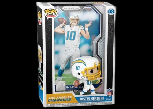 Funko Pop! Trading Cards NFL Panini Prizm Los Angeles Chargers Justin Herbert Figure #08