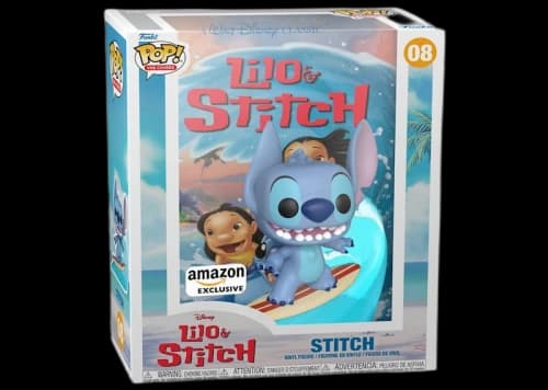 Funko Pop! VHS Covers Lilo & Stitch Amazon Exclusive Figure #08