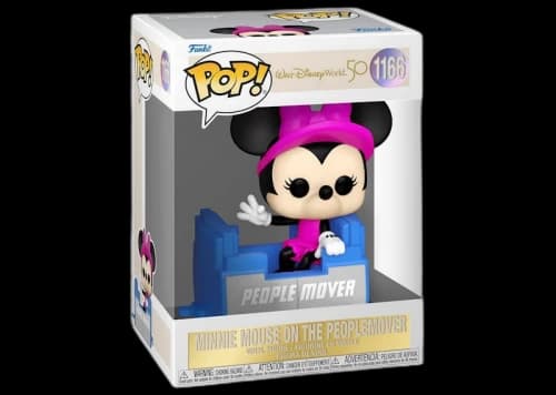Funko Pop! Walt Disney World 50th Minnie Mouse On The Peoplemover Figure #1166