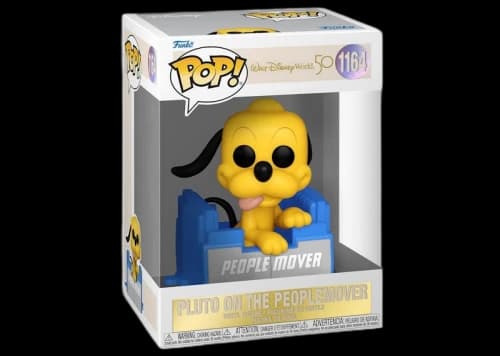 Funko Pop! Walt Disney World 50th Pluto On The Peoplemover Figure #1164