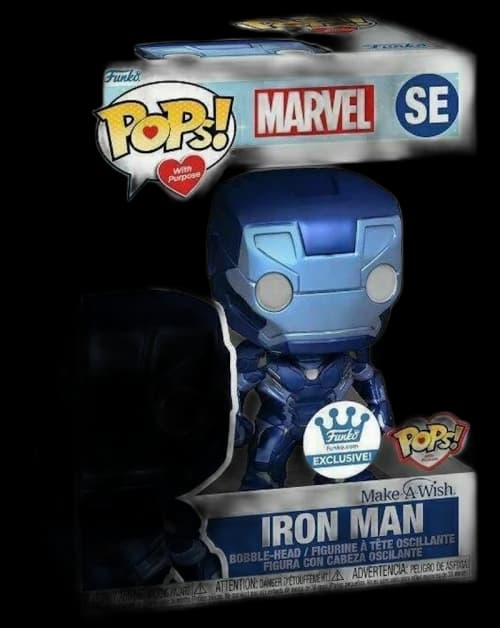 Funko Pop! With Purpose: Marvel Iron Man (Make-A-Wish) Figure #SE