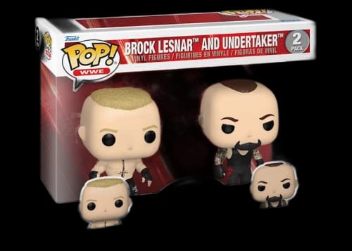 Funko Pop! WWE Brock Lesnar and Undertaker Figure 2-Pack