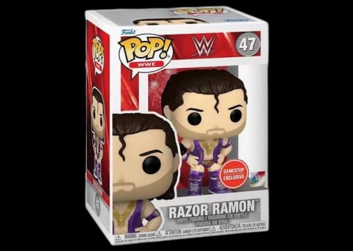 Funko Pop! WWE Razor Ramon GameStop Exclusive Figure #47