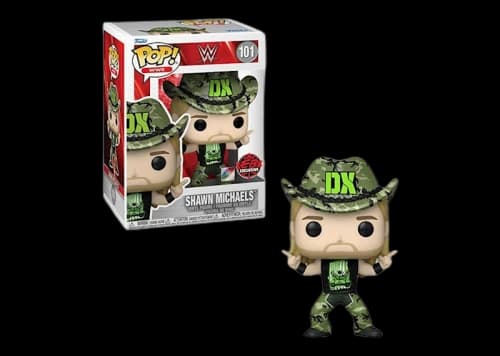 Funko Pop! WWE Shawn Michaels D-Generation X (includes Summerslam Pin) GameStop Exclusive Figure #101