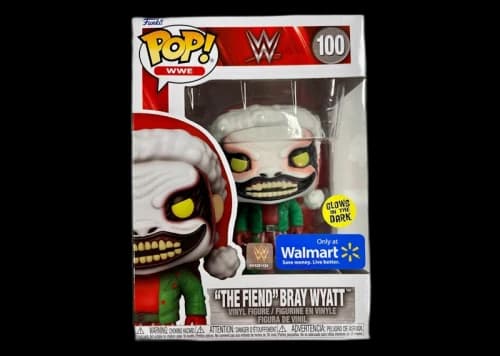Funko Pop! WWE "The Fiend" Bray Wyatt (Glow) Walmart Exclusive Figure #1000