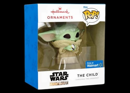Funko Pop! x Hallmark Star Wars The Mandalorian The Child Walmart Exclusive Ornament