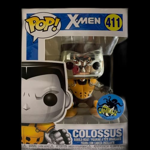 Funko Pop! X-Men Colossus Comikaze Exclusive Bobble-Head Figure #411