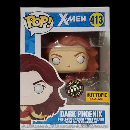 Funko Pop! X-Men Dark Phoenix (Glow Chase) Hot Topic Exclusive Bobble-Head Figure #413