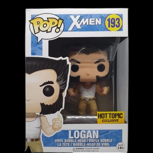 Funko Pop! X-Men Logan Hot Topic Exclusive Bobble-Head Figure #193