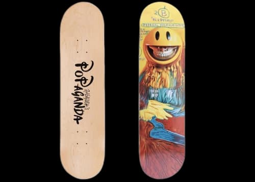 Funko Pop! x Ron English Mona Lisa Grin Funko Shop Exclusive (Edition Of 300) Skateboard Deck