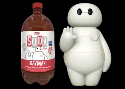 Funko Soda 3-Liter Disney Big Hero 6 Baymax 2022 D23 Expo Exclusive Open Bottle Common Figure