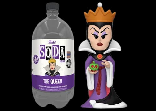Funko Soda 3 Liter Disney The Queen 2023 Wondrous Convention Exclusive Open Bottle Chase Figure
