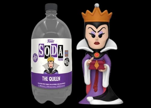 Funko Soda 3 Liter Disney The Queen 2023 Wondrous Convention Exclusive Open Bottle Figure