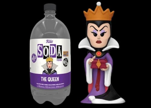 Funko Soda 3 Liter Disney The Queen WonderCon 2023 Exclusive Open Bottle Figure