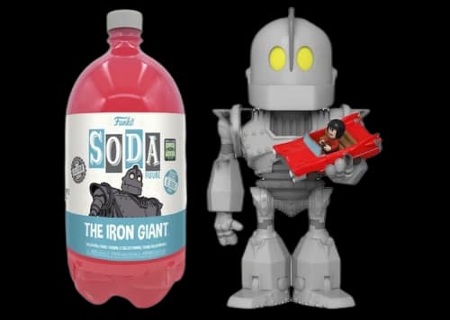 Funko Soda 3-Liter The Iron Giant 2022 Funkon HQ 5 Year Anniversary Exclusive Open Bottle Chase Figure