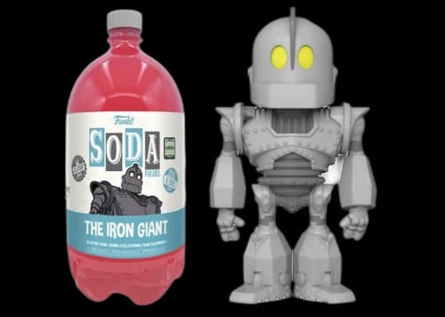 Funko Soda 3-Liter The Iron Giant 2022 Funkon HQ 5 Year Anniversary Exclusive Open Bottle Figure