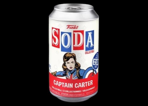 Funko Soda Agent Captain Carter Figure Sealed Can