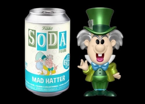 Funko Soda Alice In Wonderland Mad Hatter Open Can Chase Figure