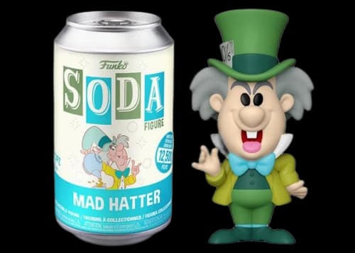 Funko Soda Alice In Wonderland Mad Hatter Open Can Figure