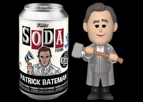 Funko Soda American Psycho Patrick Bateman Funko Shop Exclusive Open Can Common Figure