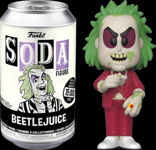 Funko Soda Beetlejuice Opened Can Chase Figure