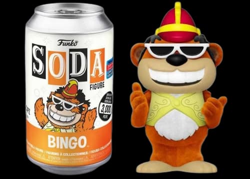 Funko Soda Bingo 2021 Fall Convention Exclusive Open Can Chase Figure
