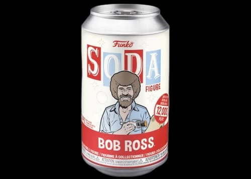 Funko Soda Bob Ross Figure Sealed Can