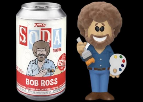 Funko Soda Bob Ross Opened Can Chase Figure