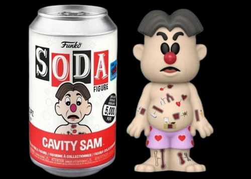 Funko Soda Cavity Sam 2021 NYCC Exclusive Open Can Figure