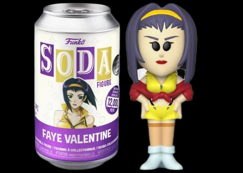 Funko Soda Cowboy Bebop Faye Valentine BoxLunch Exclusive Open Can Chase Figure
