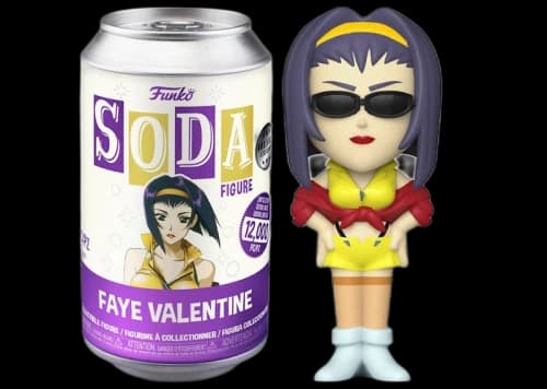 Funko Soda Cowboy Bebop Faye Valentine BoxLunch Exclusive Open Can Figure