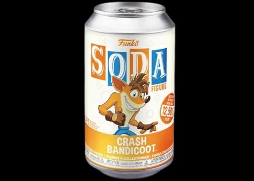 Funko Soda Crash Bandicoot Figure Sealed Can